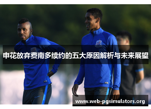 申花放弃费南多续约的五大原因解析与未来展望 申花放弃费南多续约的五大原因解析与未来展望